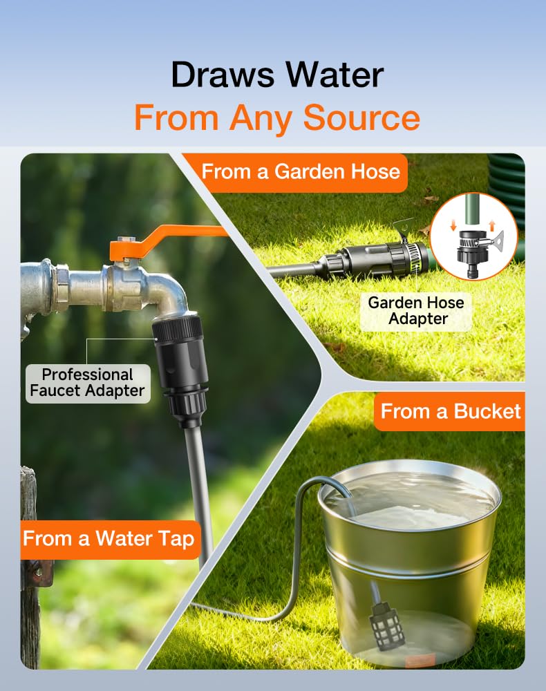 lkewzbk 20ft hose kink-resistant for extended reach reliability