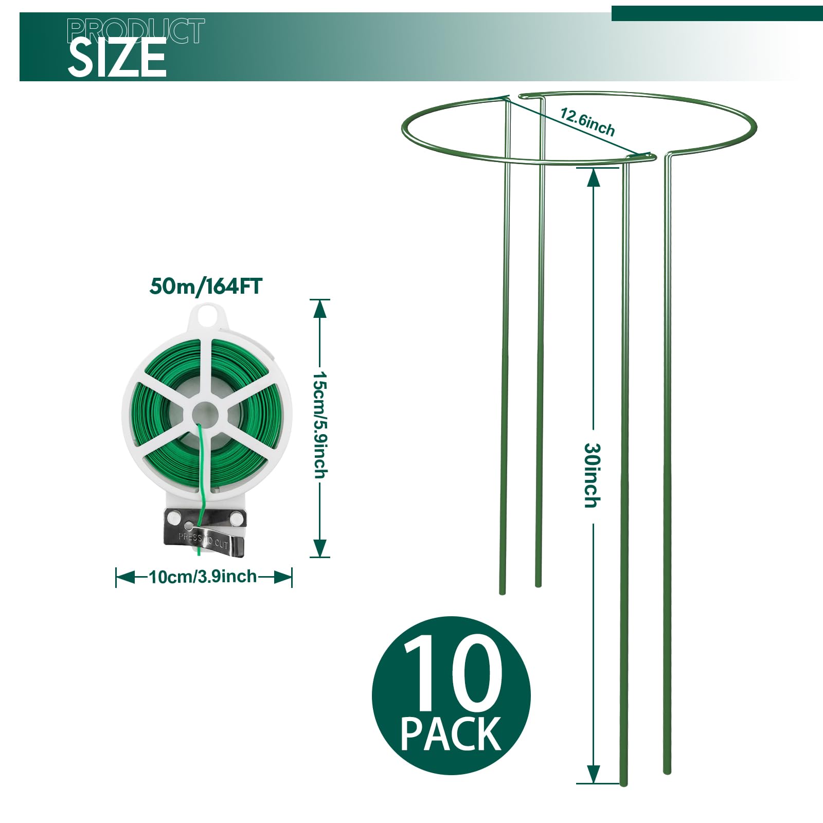 LKSSZS close-up of 5mm iron wire and green powder coat showing corrosion resistance and strong support