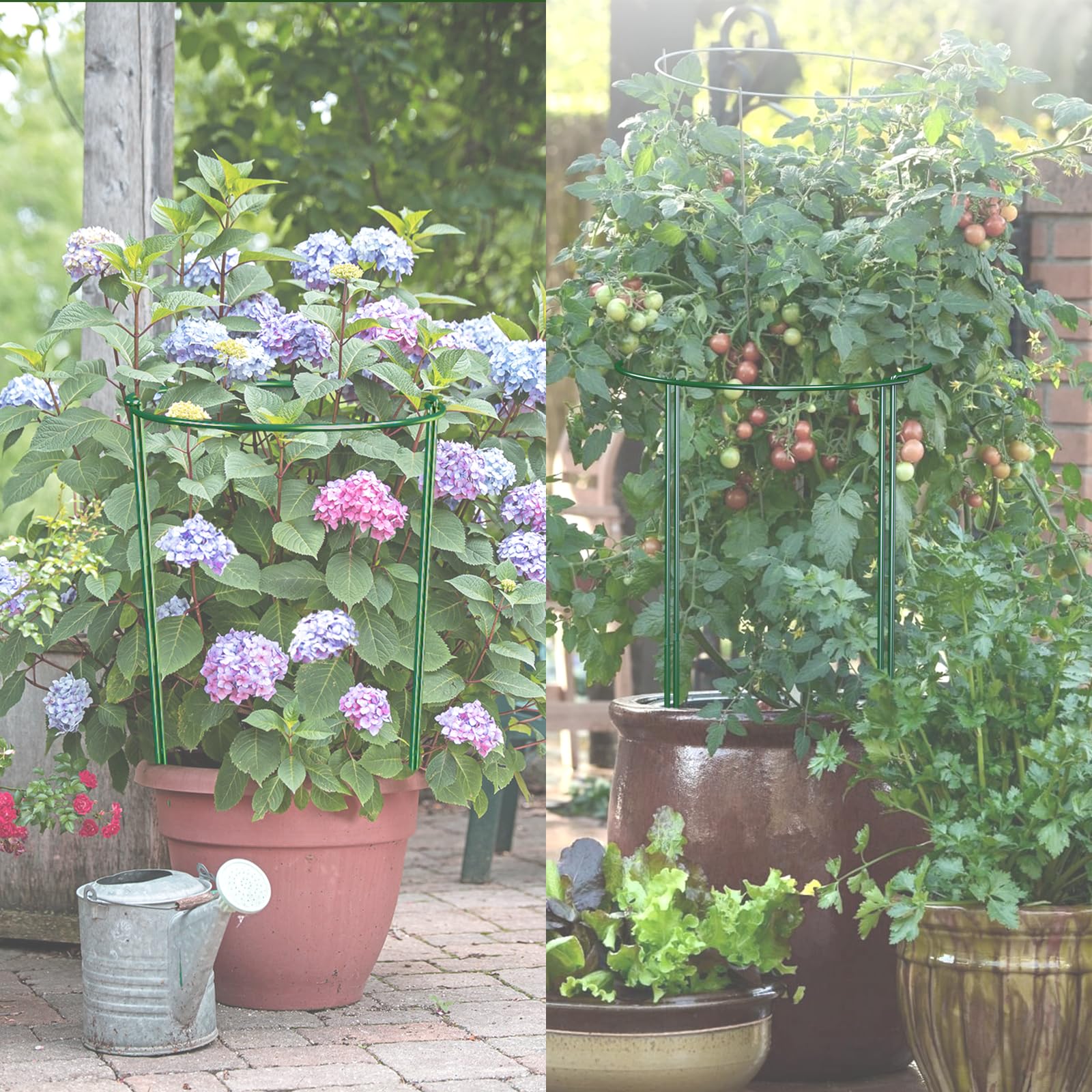 LKSSZS garden ties and connectors close-up showing adjustable fastenings to secure stems