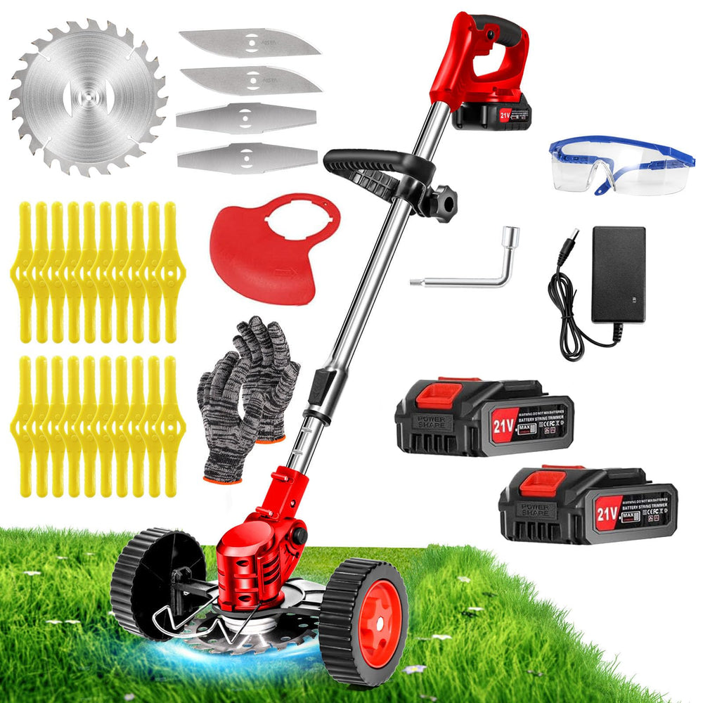LKTOLS front view of cordless weed wacker showing ready-to-use benefit