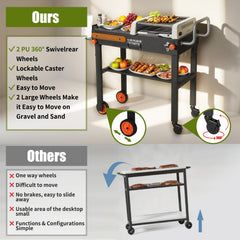 LKVHV accordion spice rack and tool organizers showing tidy ingredient access