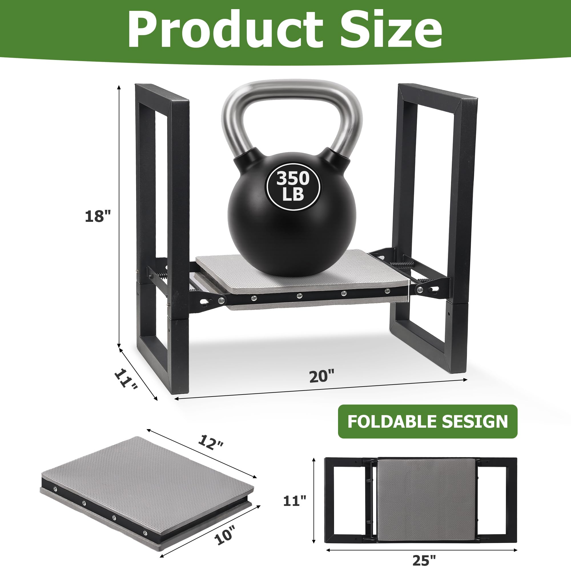 LLARGUEST folded compact storage showing slim profile benefit for transport