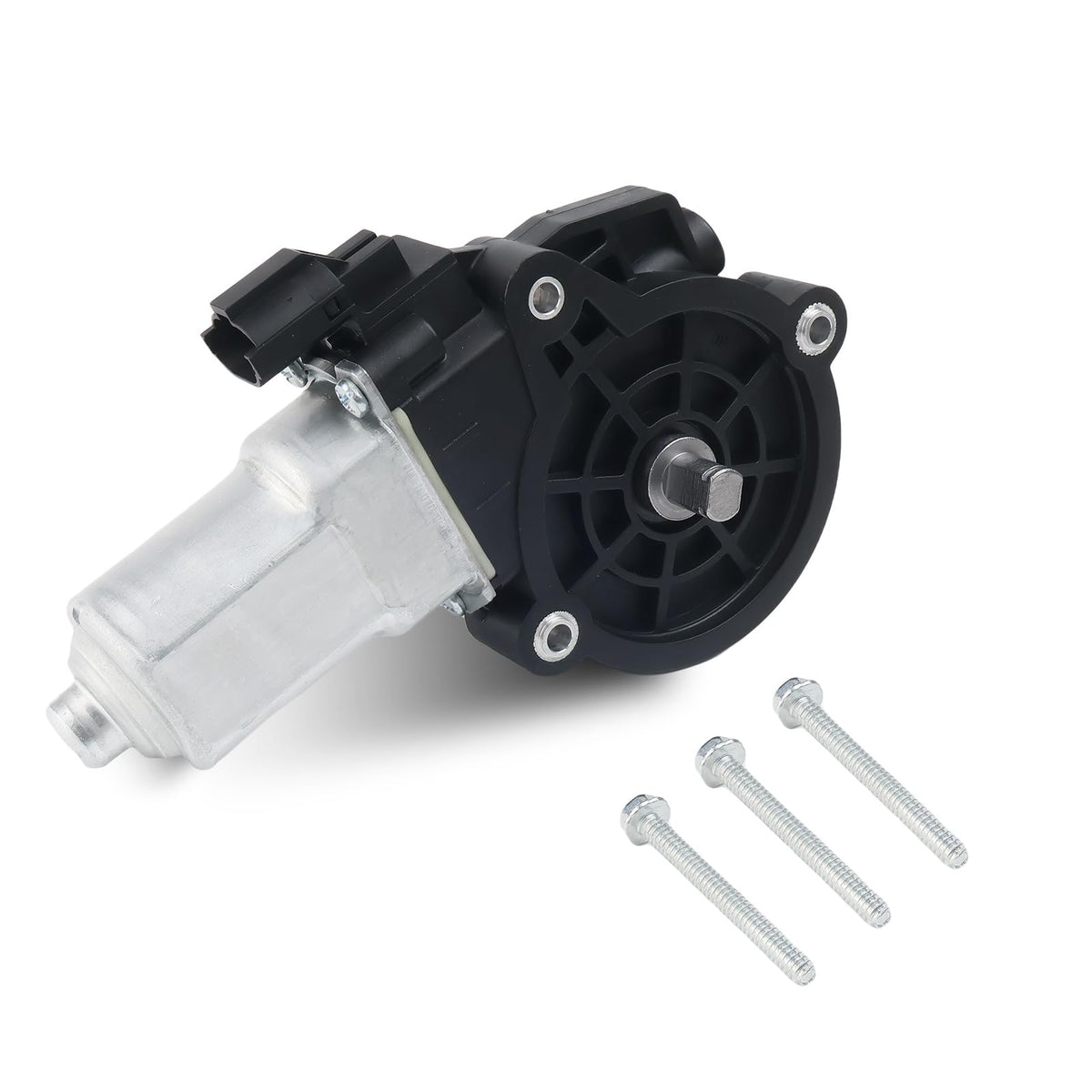LLYZFED front view of chute motor showing compact housing and mounting points for easy replacement