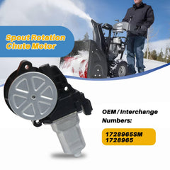 LLYZFED motor installed on chute assembly demonstrating precise spout rotation control