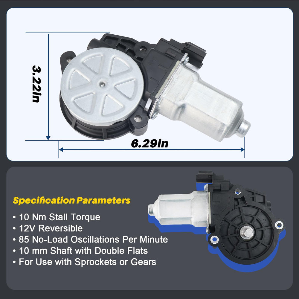 LLYZFED side profile showing rugged motor housing and corrosion-resistant finish for durability