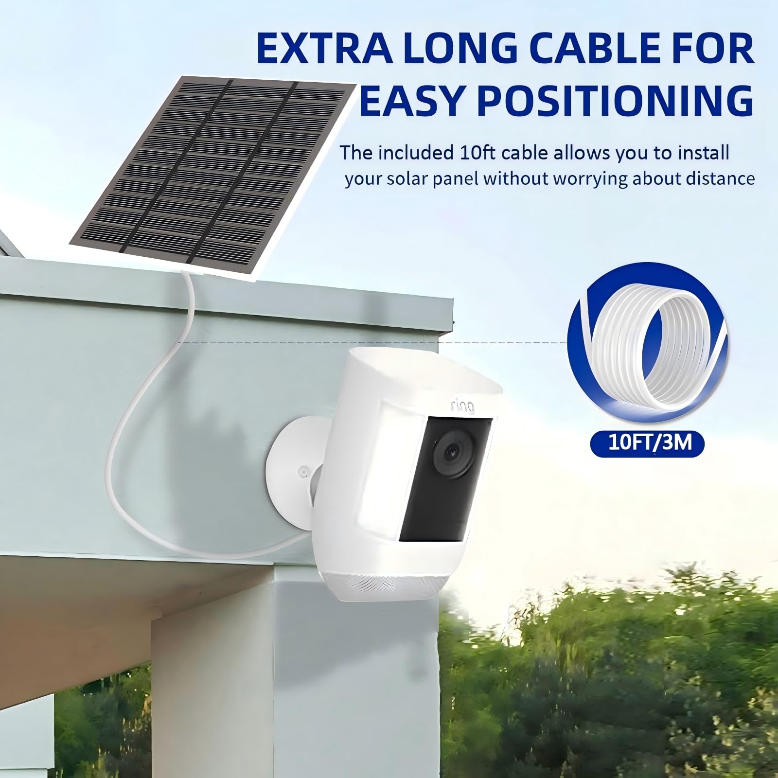 LMDTYN adjustable 360° bracket allowing precise sun angle positioning