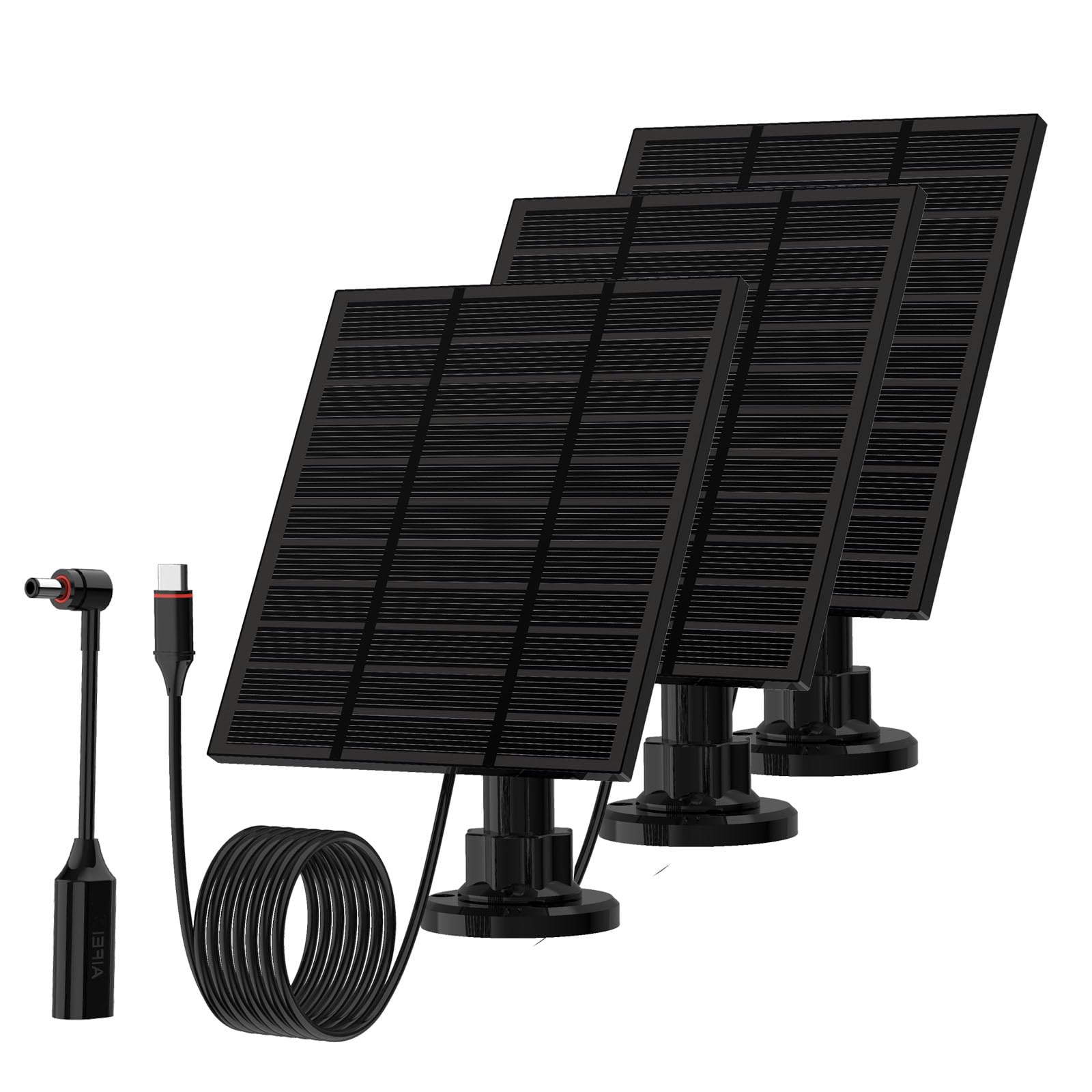 LMDTYN front view of solar panel showing mounting bracket and compact design benefits