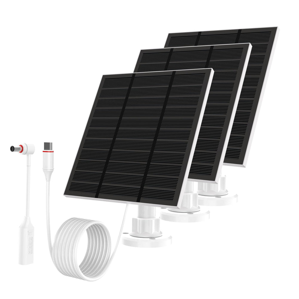 LMDTYN front view solar panel showing sleek white finish and reliable power