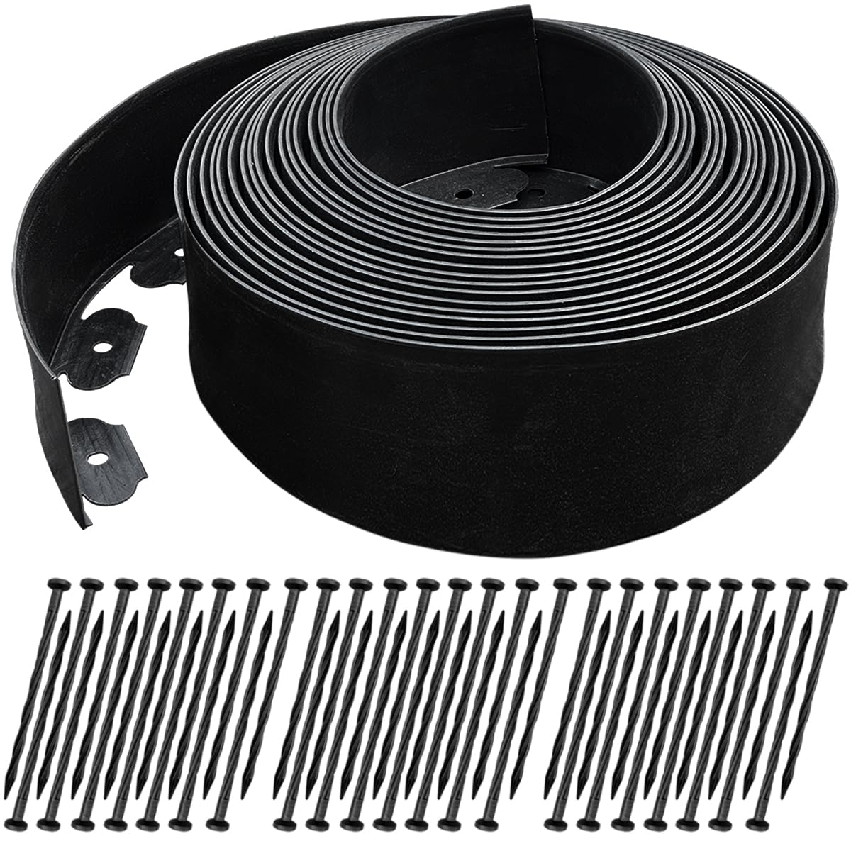 Lmiaiwe front view of packaged 50 ft edging showing complete kit benefits