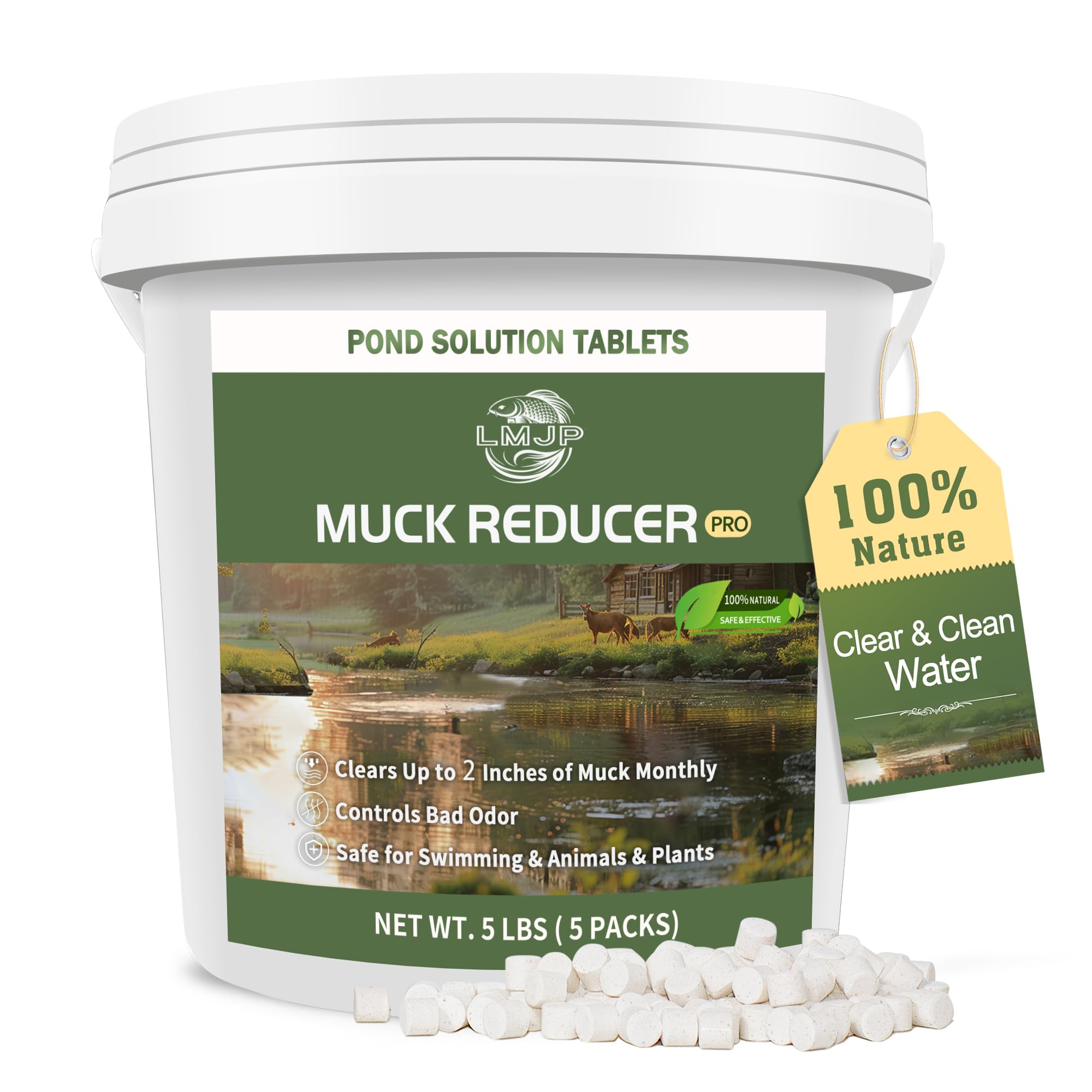 LMJP front packaging 5 lb showing product name and benefits
