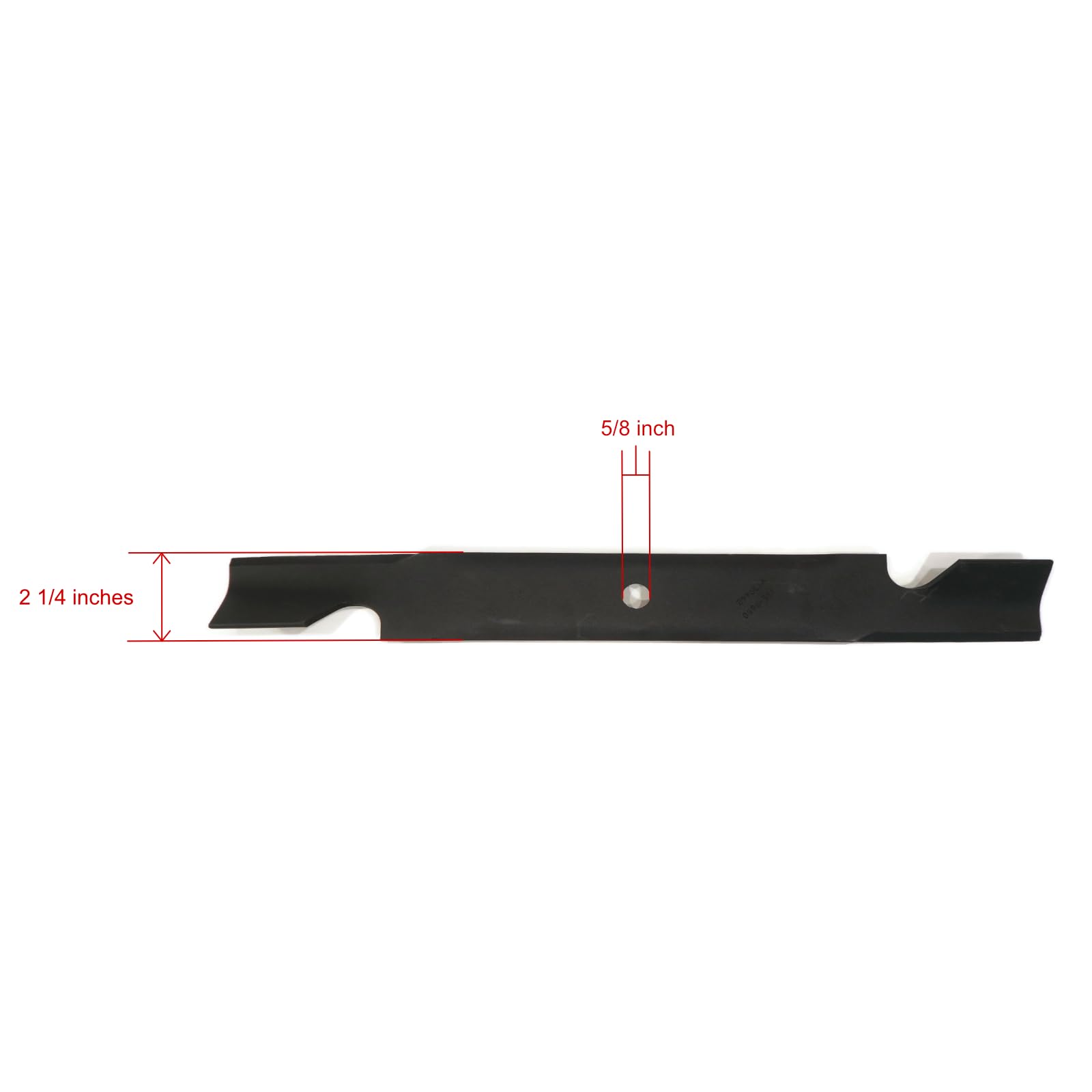 LMParts Toro blade center hole detail showing 5/8" fit for secure mounting benefit