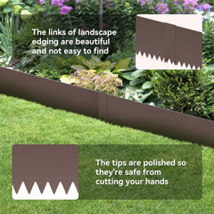 LMYYGOO bending a panel into a curve to create custom garden shapes benefit
