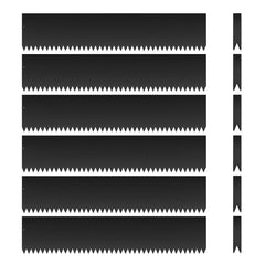 LMYYGOO front view of six-panel edging kit showing packaged set and clips, clear organization benefit