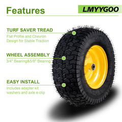 LMYYGOO rim and sidewall label detail proving sturdy steel construction