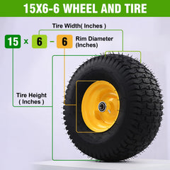 LMYYGOO closeup of turf tread showing grip and lawn-friendly design