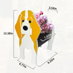 Lnakio beagle texture closeup showing PVC finish and durable surface