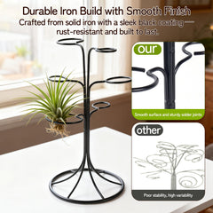 LNBNIEW round base view demonstrating stability on tabletop, prevents tipping