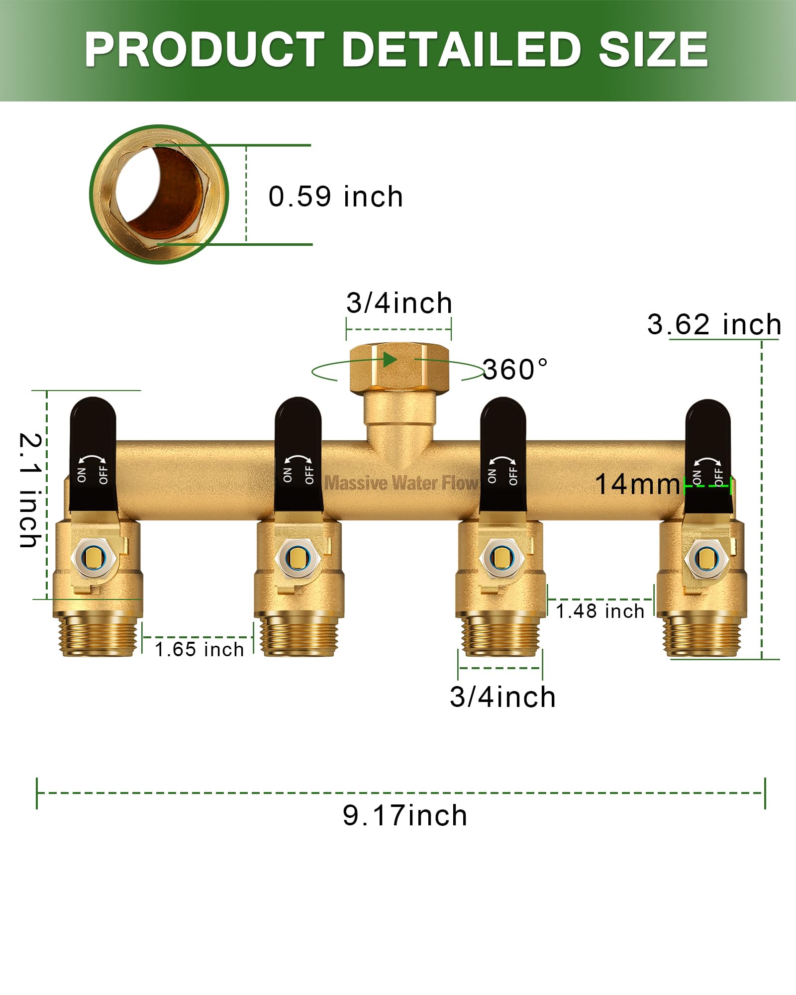 LNEZCDB valve handle close-up demonstrating ergonomic grip and control