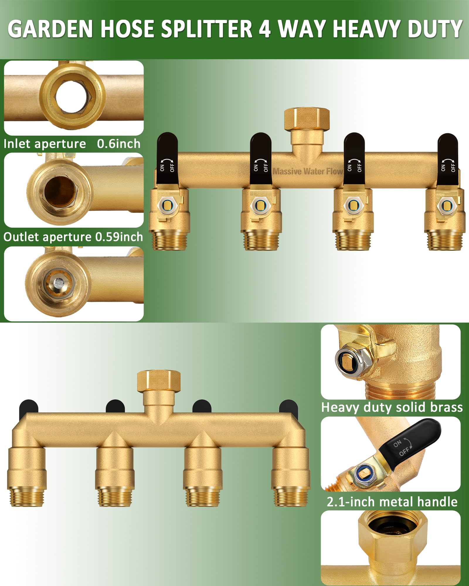 LNEZCDB top view showing outlet spacing that reduces connector stress