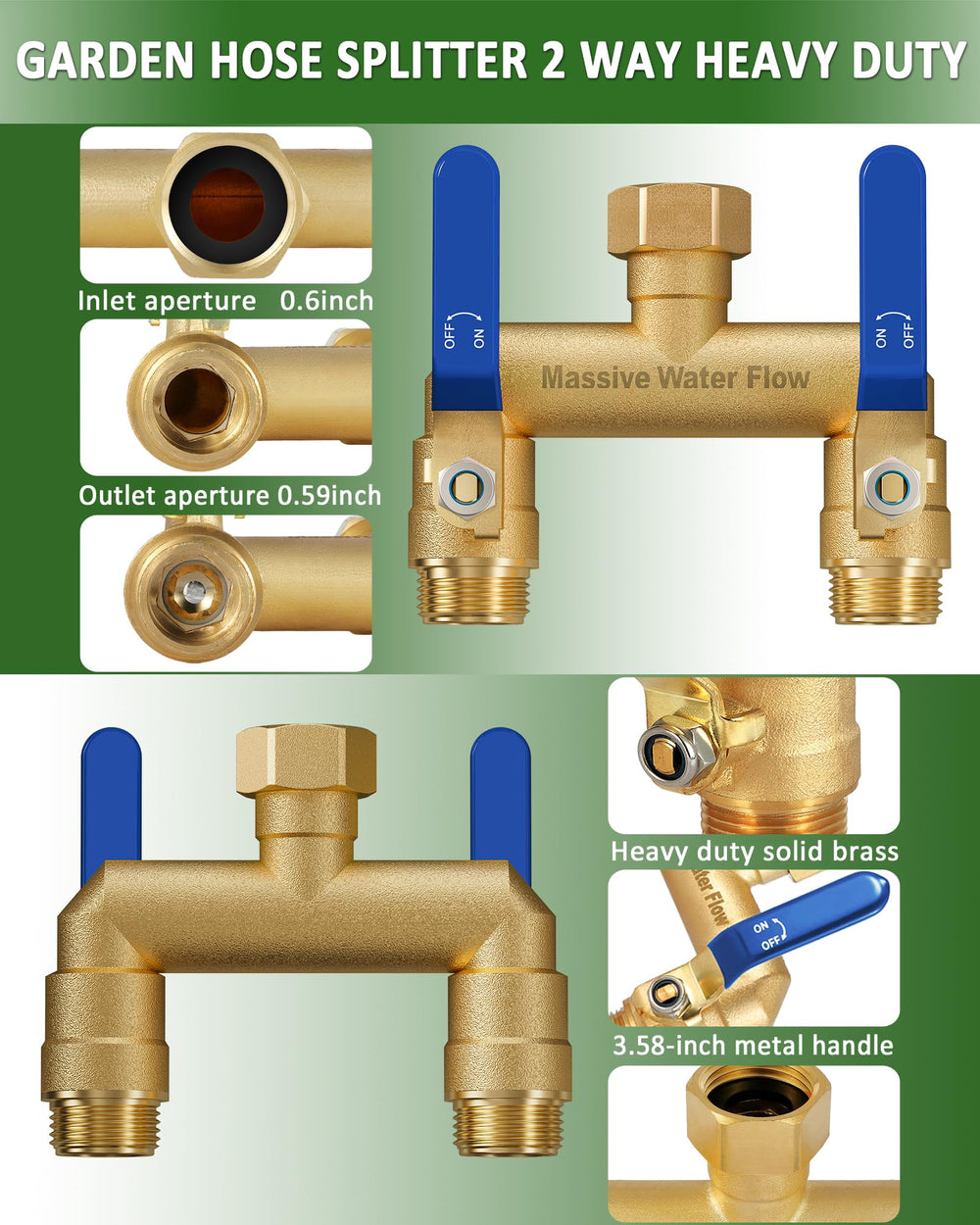 LNEZCDB hexagonal inlet thread detail enabling tool-free quick installation