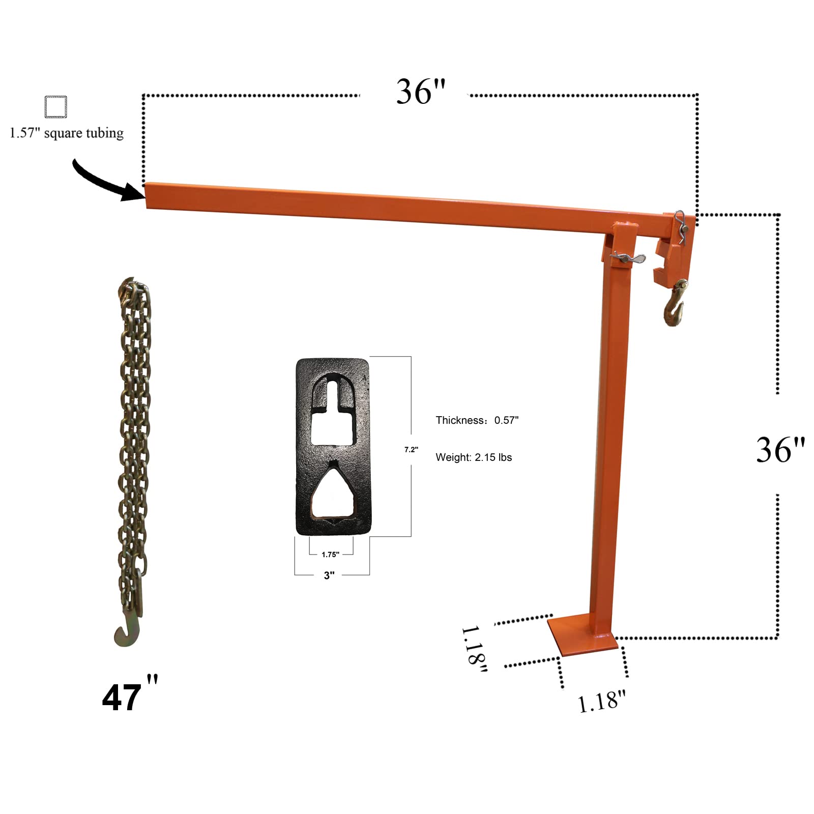 LOADSECRTOOL in-use removing metal T-post from ground for faster fence repair