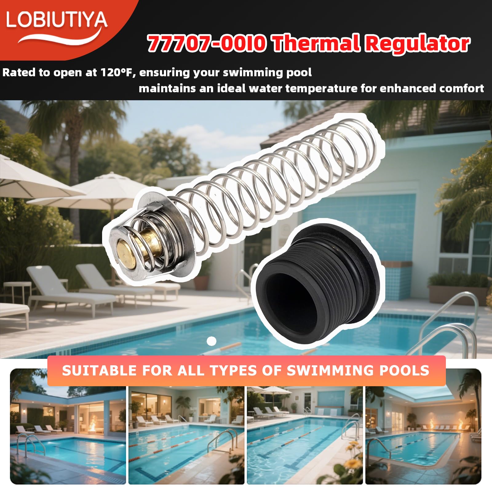 LOBIUTIYA corrosion-resistant finish for longer-lasting outdoor use