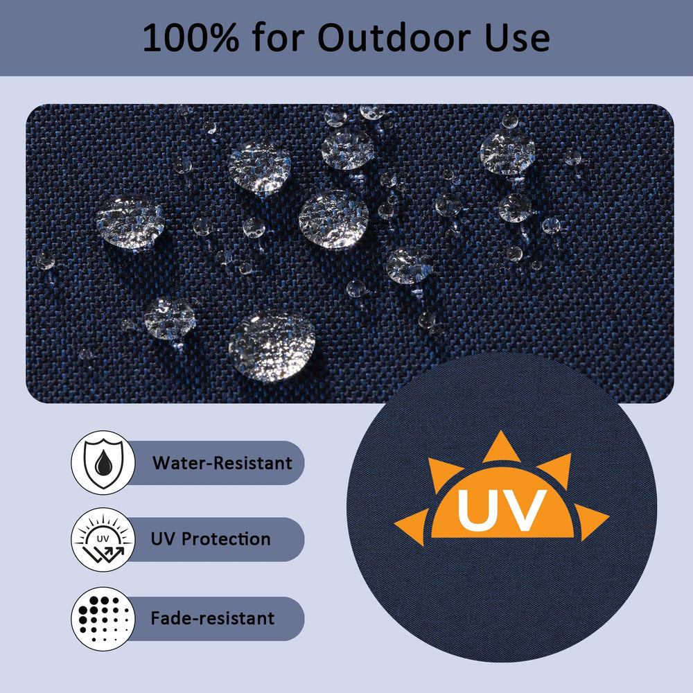 Localive fabric weave close-up showing fade-resistant, water-repellent texture
