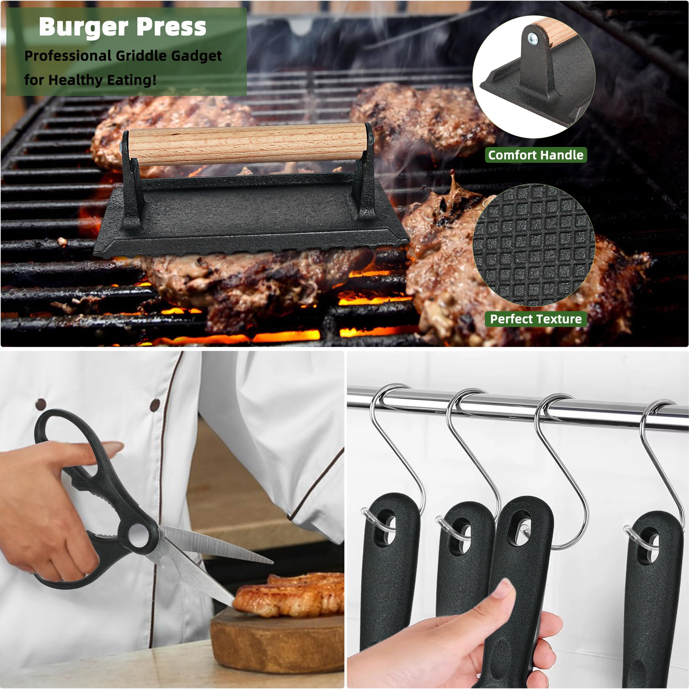 LOCONHA skewers egg rings and corn holders displayed, versatile serving and portion control