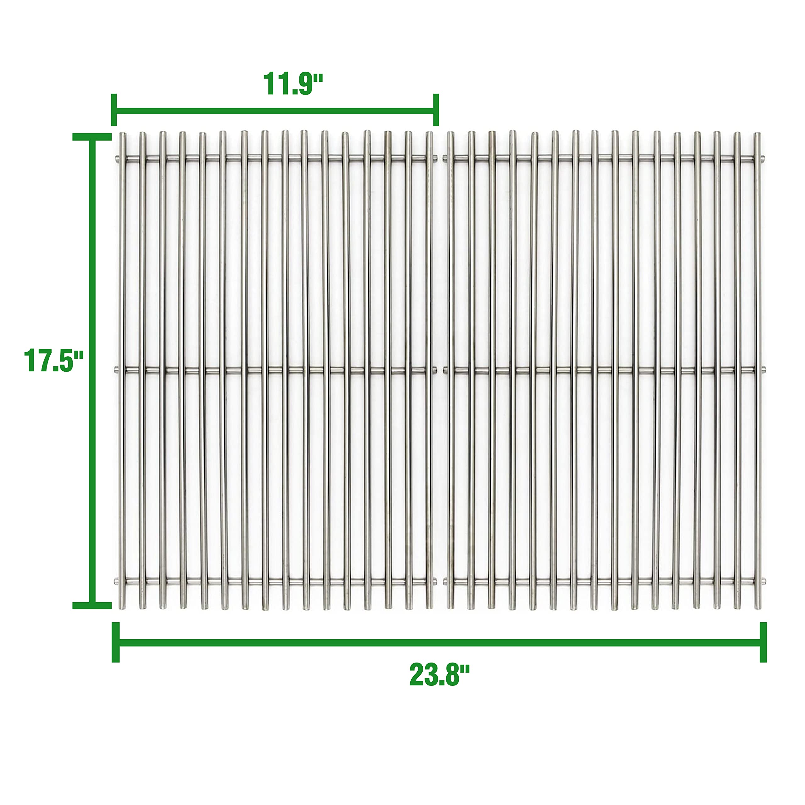 LOCVCDA close-up of rod spacing highlighting sear-mark performance benefit
