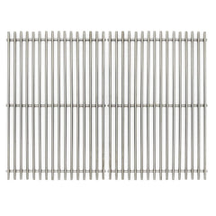 LOCVCDA front view of stainless steel replacement grates showing fit and finish benefit