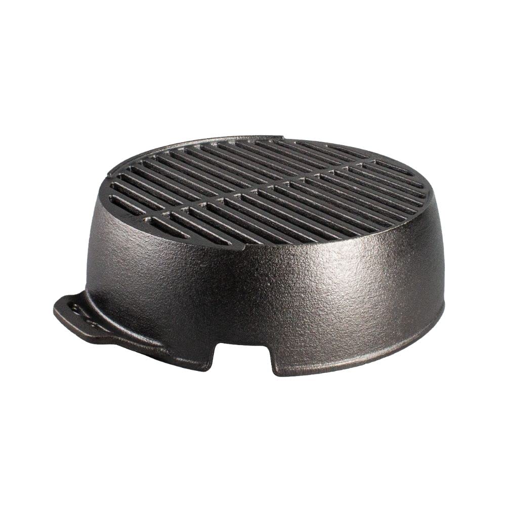 Lodge closeup of pre seasoned cast iron surface highlighting natural nonstick benefit