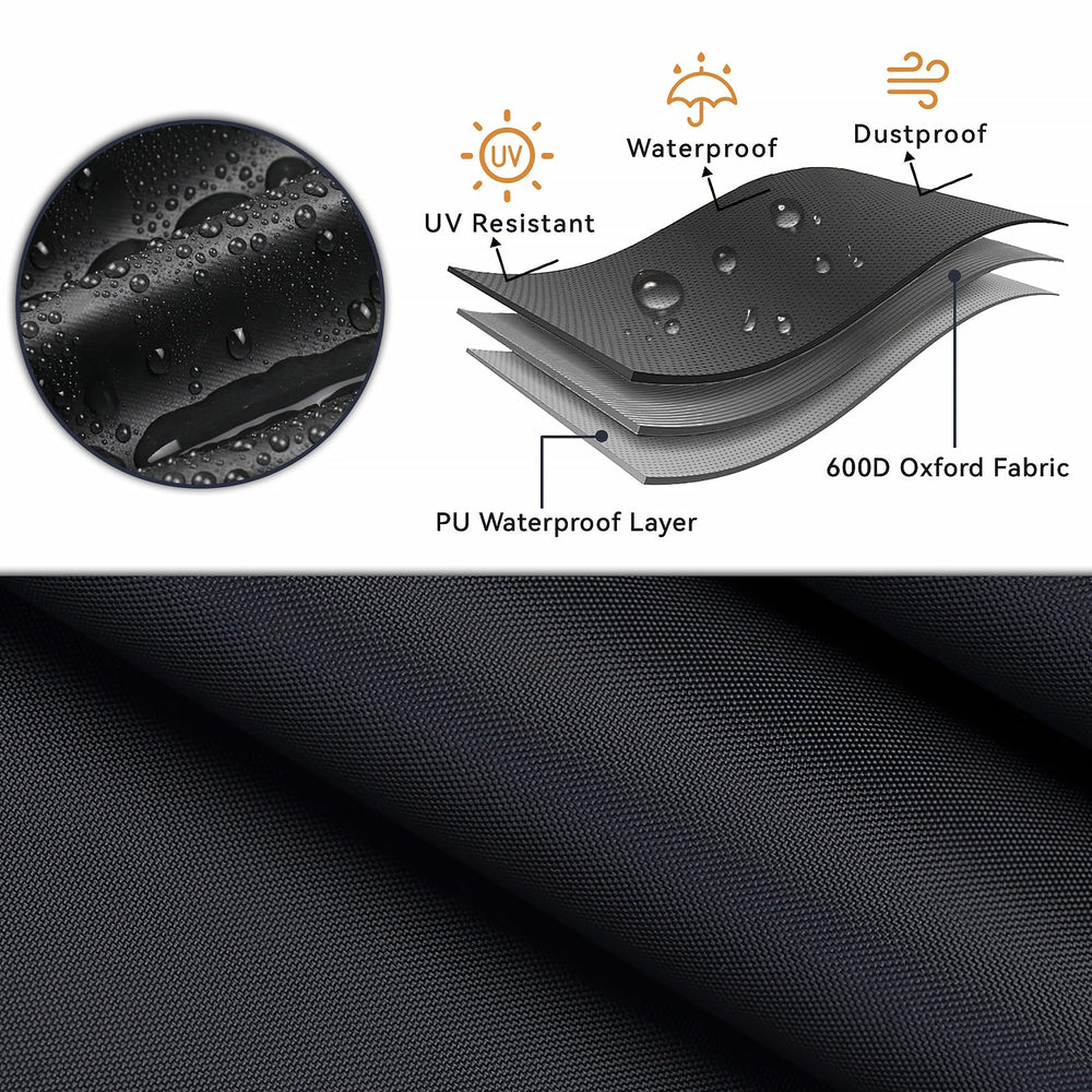 Loenel close-up of 600D fabric texture, durable abrasion resistance