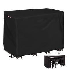 Loenel front view of cover protecting bar set, shows full waterproof protection