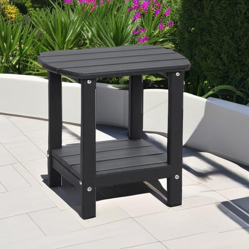 LOENIY patio scene with Adirondack chairs demonstrating stylish outdoor complement