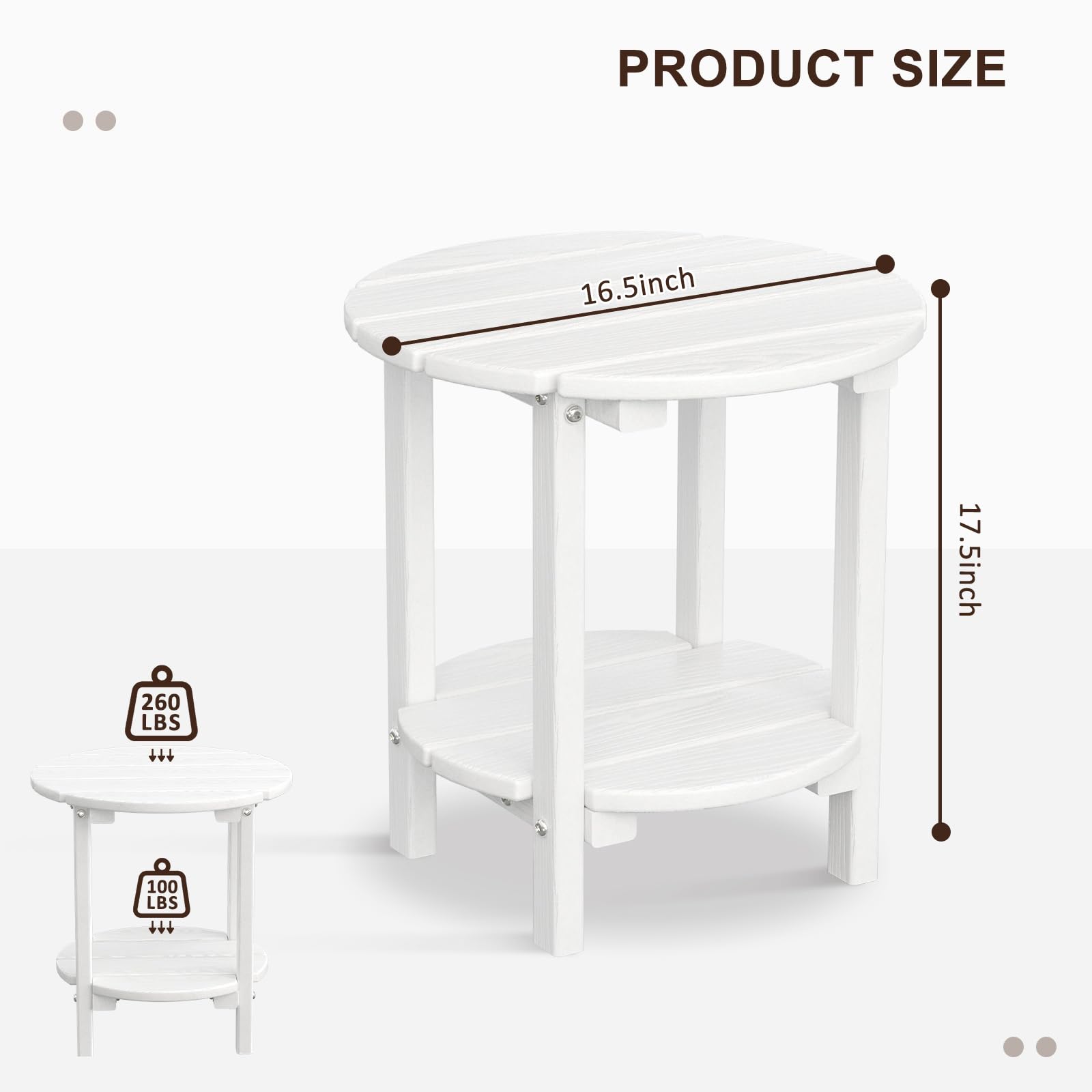 LOENIY lower shelf detail showing extra storage and organization benefit
