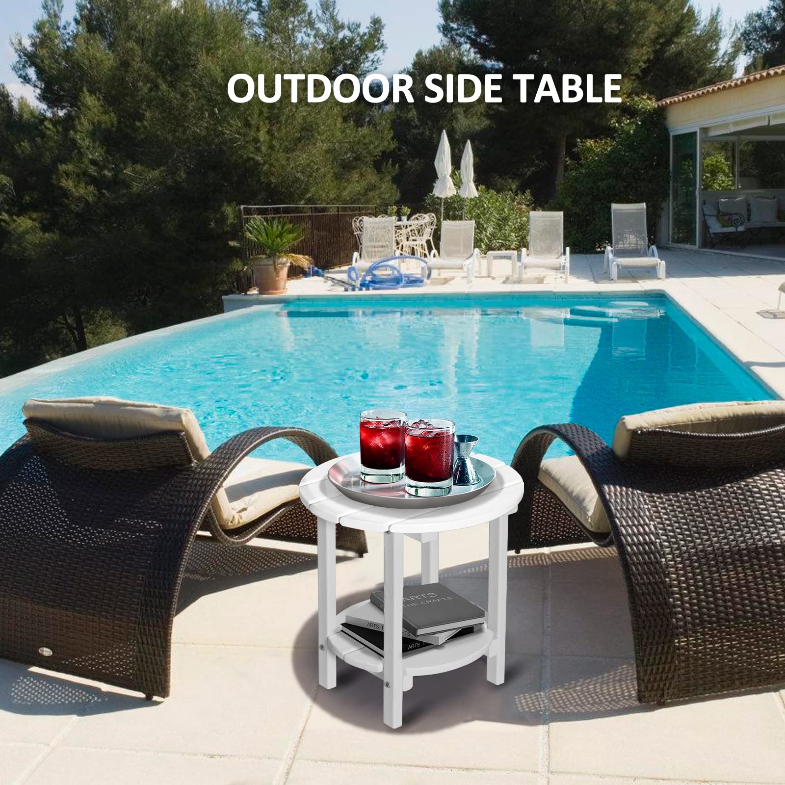LOENIY water splash on tabletop showing spill resistance and easy cleanup benefit