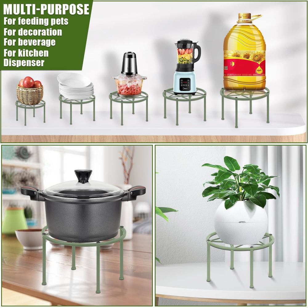 lokeisna green stand holding a large ceramic pot demonstrating heavy-duty support