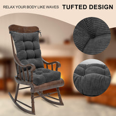 Lokex close-up of tufting and vertical-rib Alita fabric highlighting durable texture