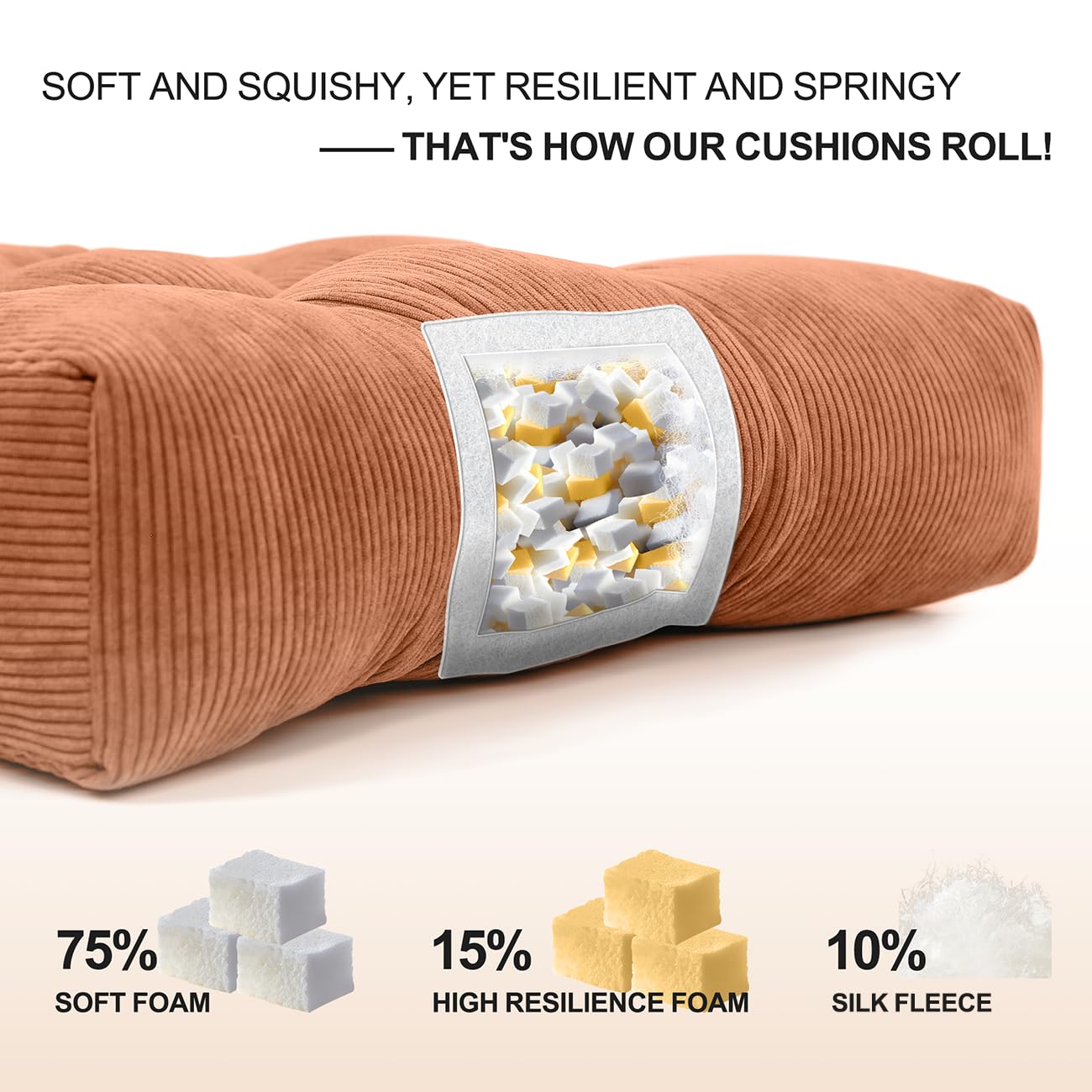 Lokex cushion in nursery rocking chair creating cozy comfort