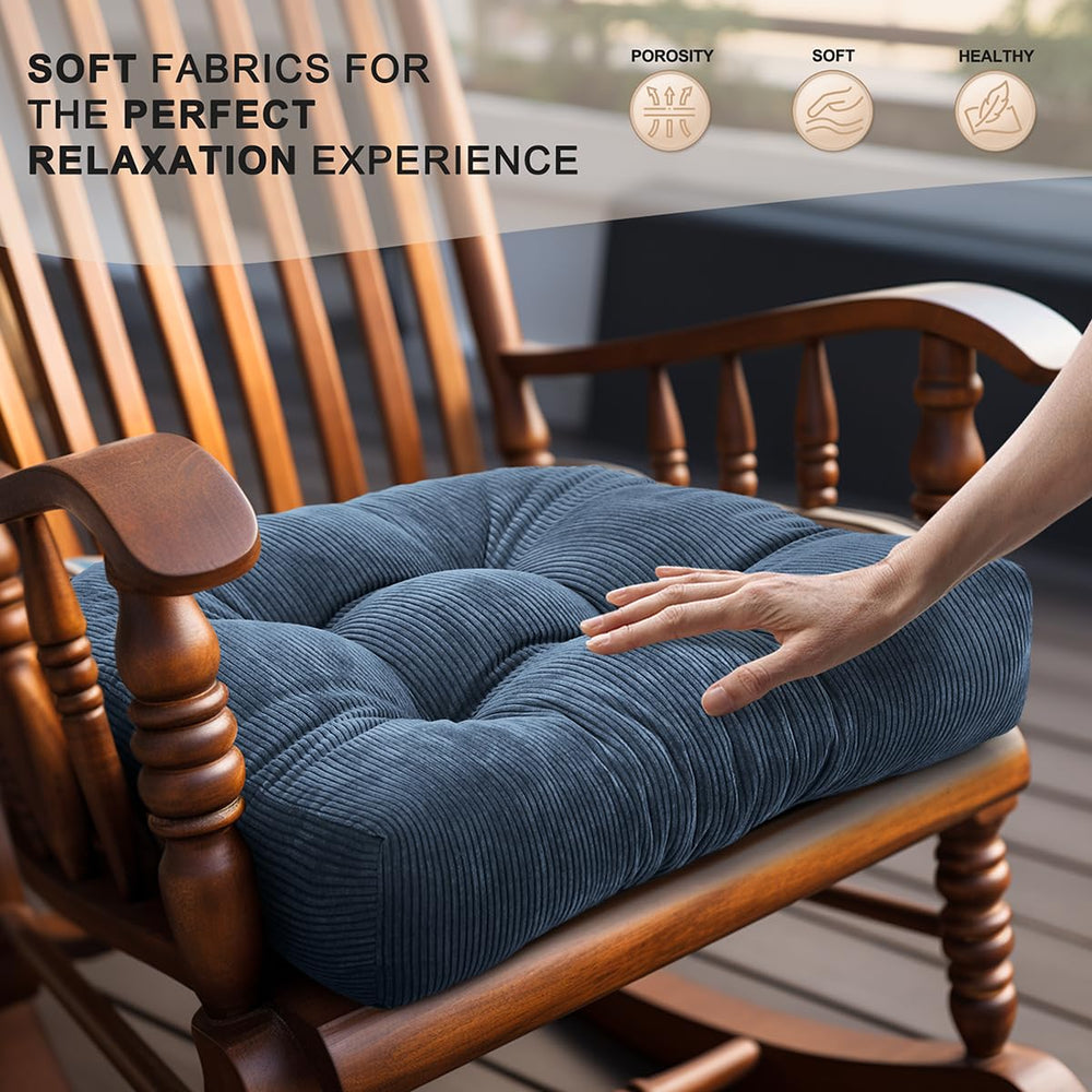 Lokex seat and back ties fastened showing stable attachment