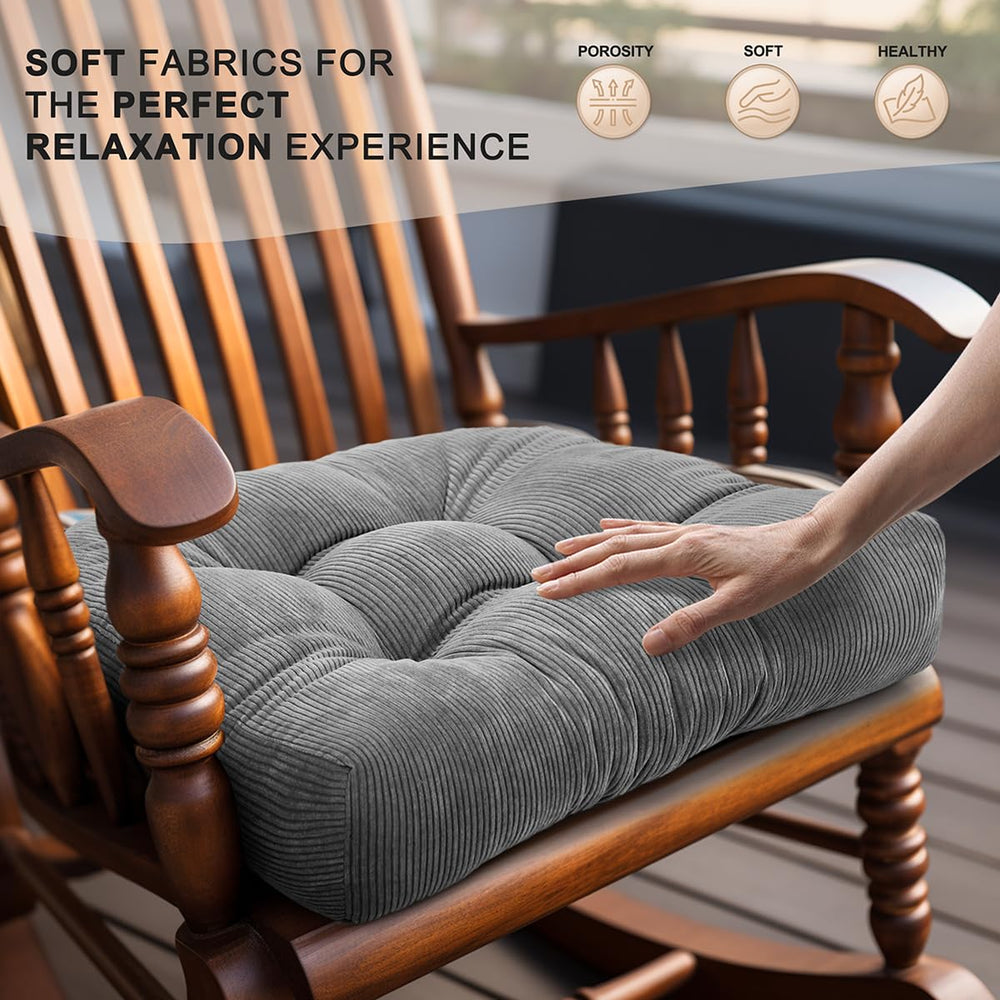 Lokex cushion underside showing silicone non-slip particles and grip benefit