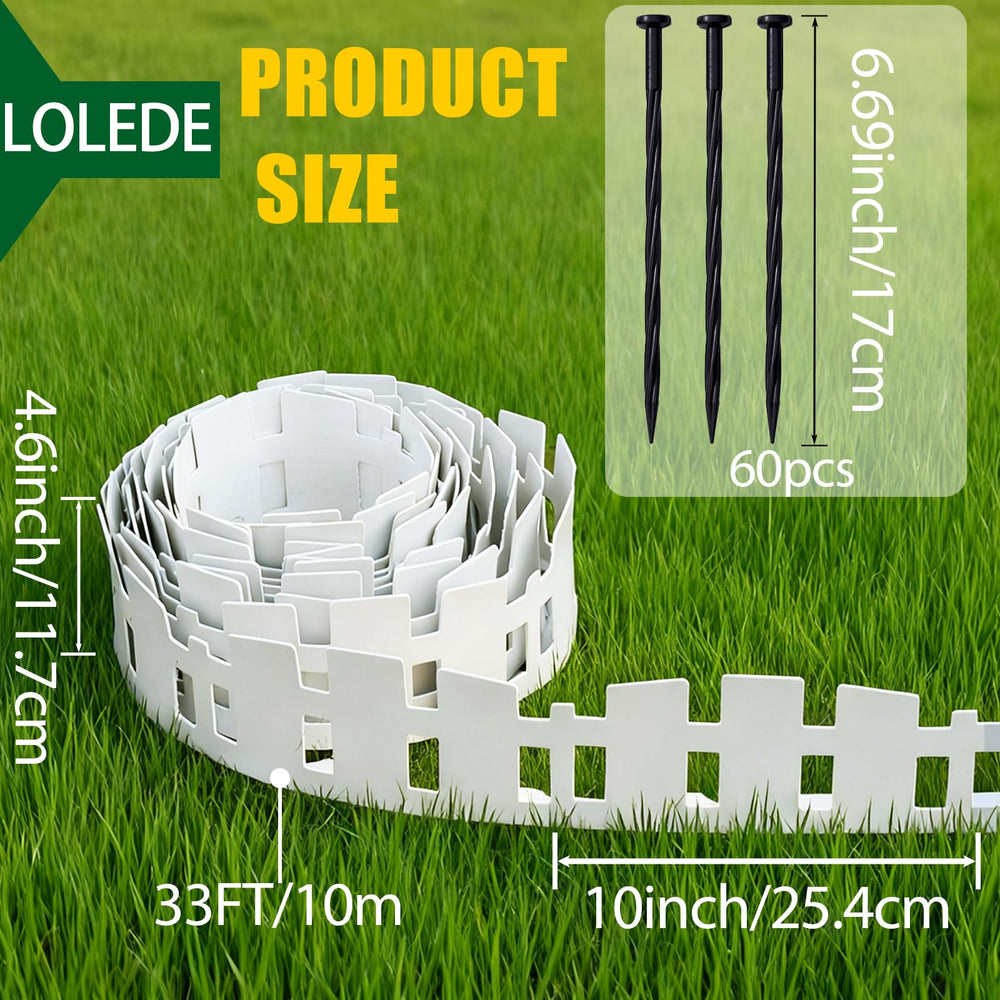 LOLEDE length comparison with measuring tape conveying scale and coverage