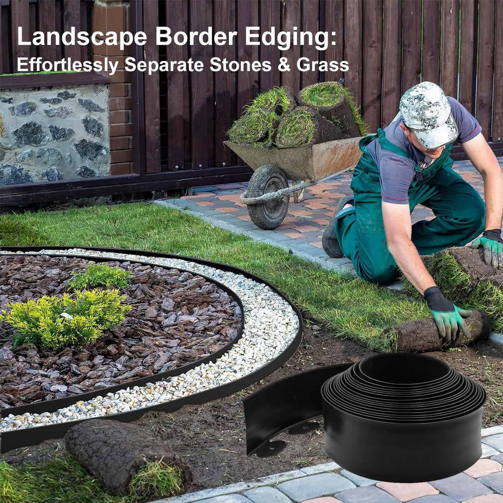 LOLEDE in a landscaped yard lifestyle photo showing polished curb appeal benefit