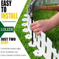 LOLEDE stake and pre-molded slot detail for secure, simple installation