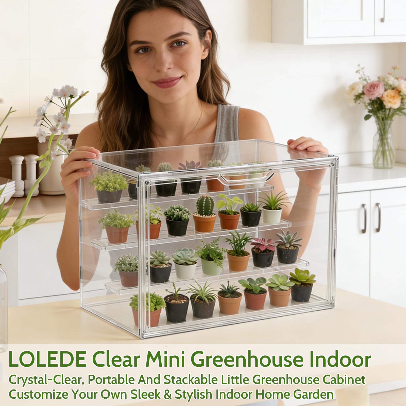 LOLEDE snap assembly with gloves showing tool-free setup and clean finish benefit