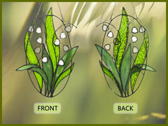 Lolitarcrafts green leaf detail showing texture and depth that enhances light filtering
