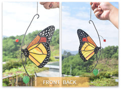 Lolitarcrafts Monarch hanging with chain and suction cup for easy installation