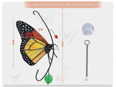 Lolitarcrafts Monarch in window sunlit projecting warm color cast