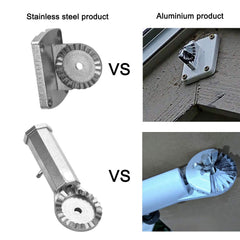 LOMETY close-up of gear teeth adjustment demonstrating secure angle locking