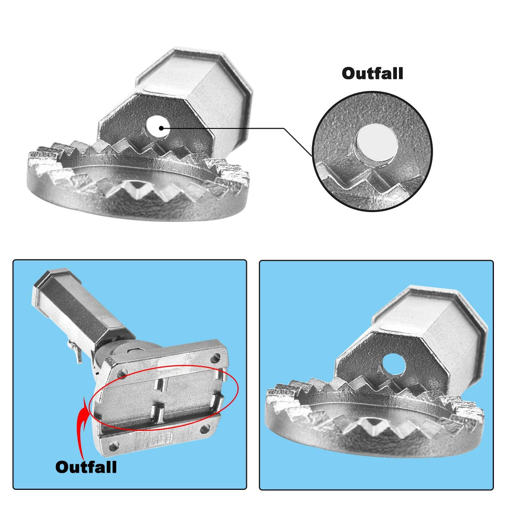 LOMETY package with screws anchors and butterfly screw for easy installation